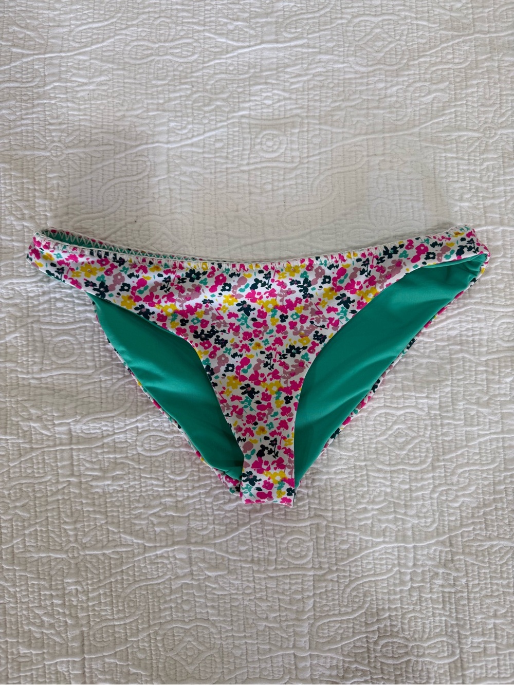 Hurley Floral Multicolor & Teal Bikini Bottoms